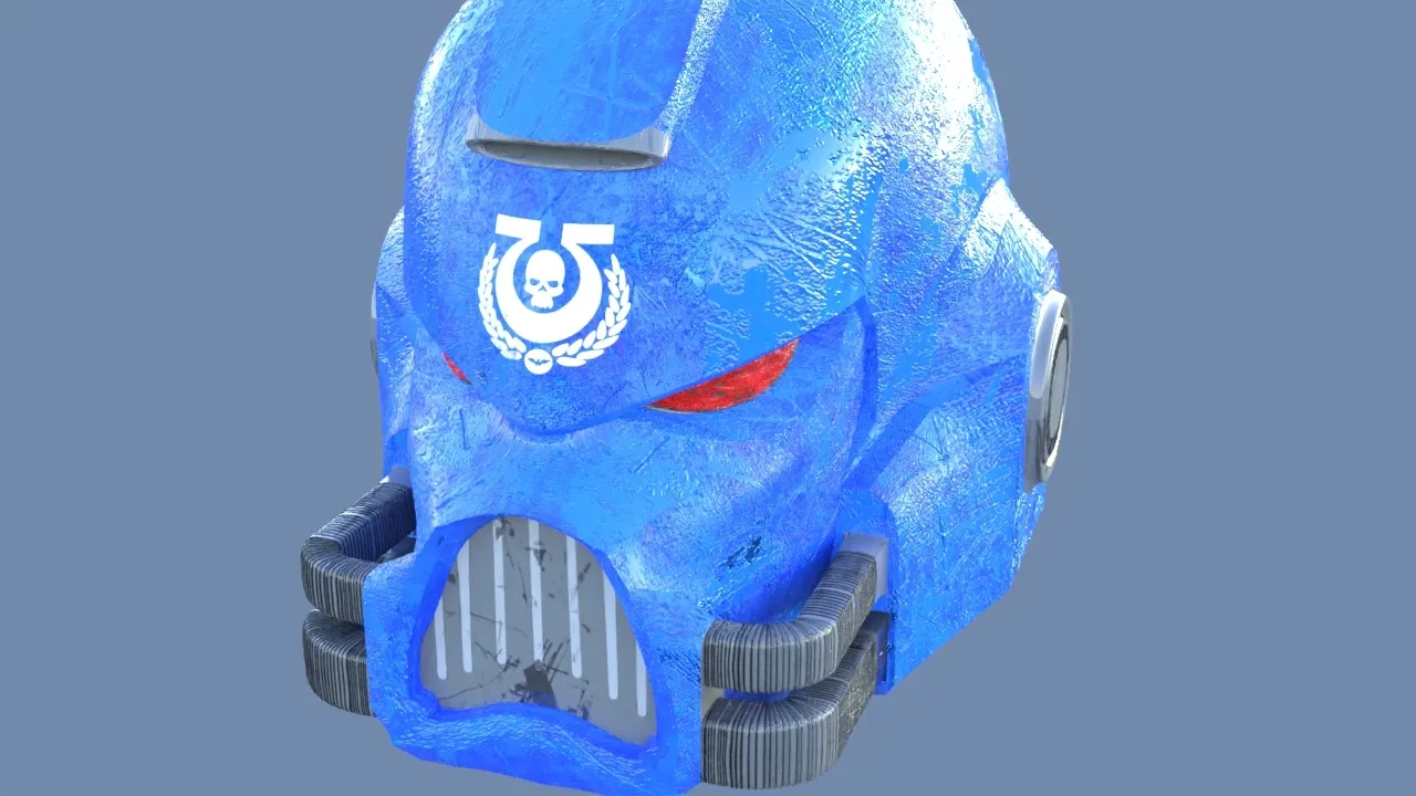 Space Marine Mk3 3D Model